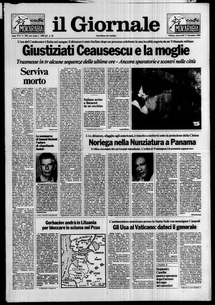 Il giornale : quotidiano del mattino